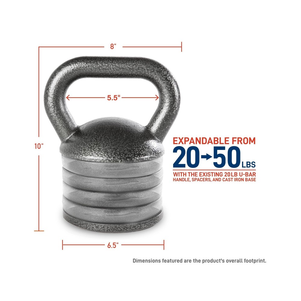Apex Adjustable Heavy-Duty Kettlebell Weight for Strength Training ... Fast Ship