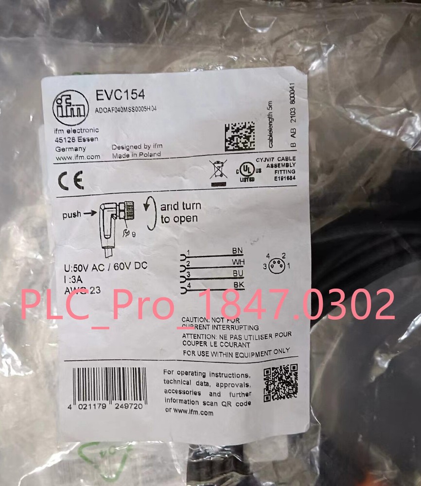 EVC154 1PC New IFM EVC154 Proximity Switch Sensor