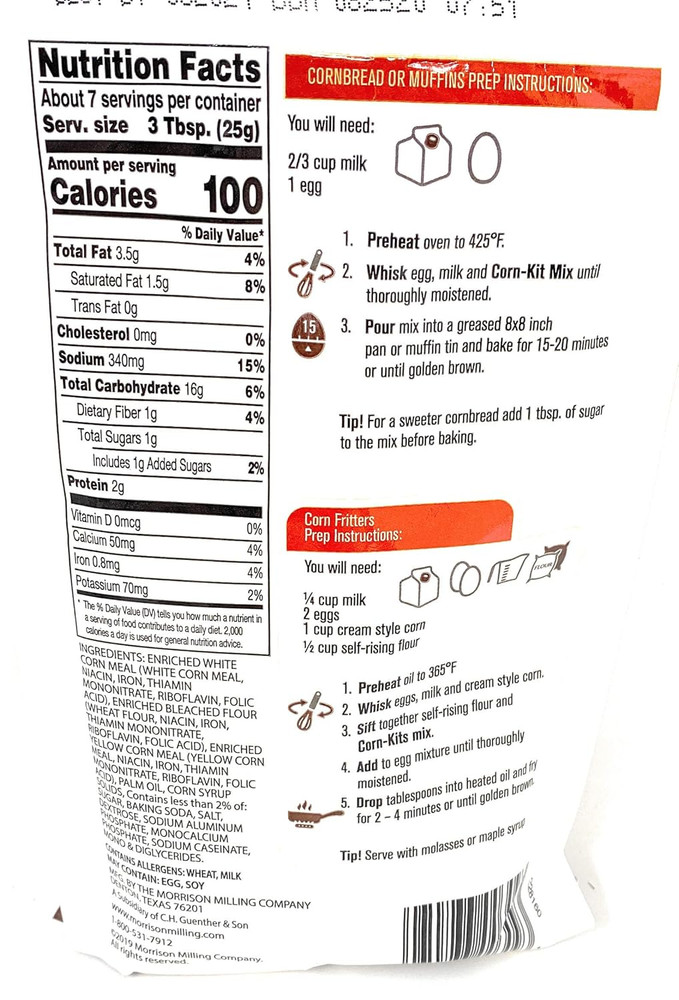 Corn Kits Prepared Cornbread Mix - Pack of 3