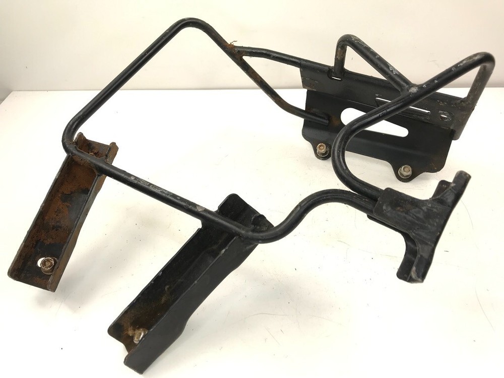 05 Polaris Predator 500 OEM Heel Guards Frame Mount Bracket Left Right