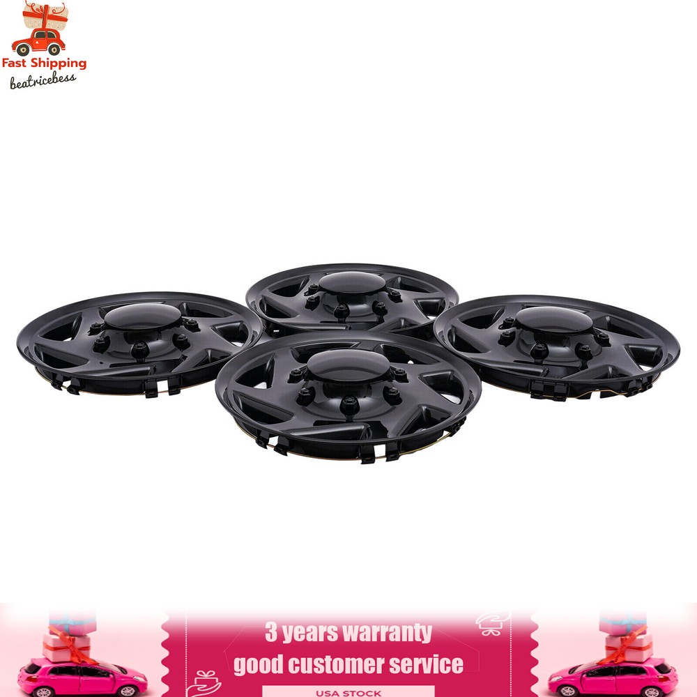 4pcs Hub Caps Van Full Wheel Covers For Ford Econoline E250 E350 E450 99-18