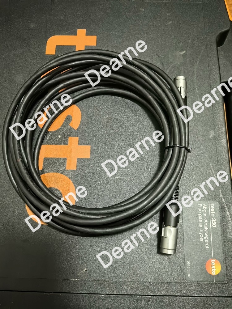 Testo 350 flue gas analyzer box connection cable