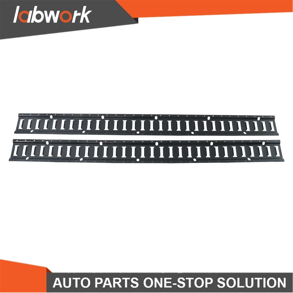 Labwork E Track Tie Down Rail Kit 2×5' E Track Rails for Garages Vans Trailers