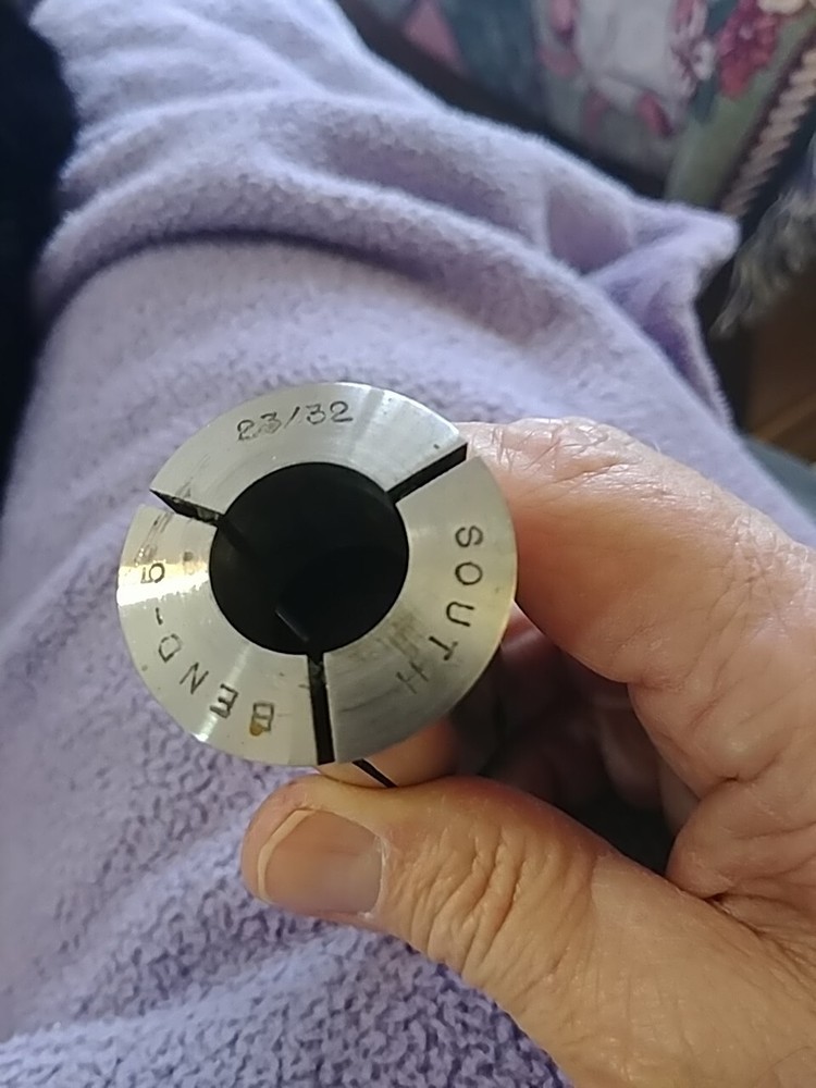 23/32"  5C Round Collet South Bend External Threads Only