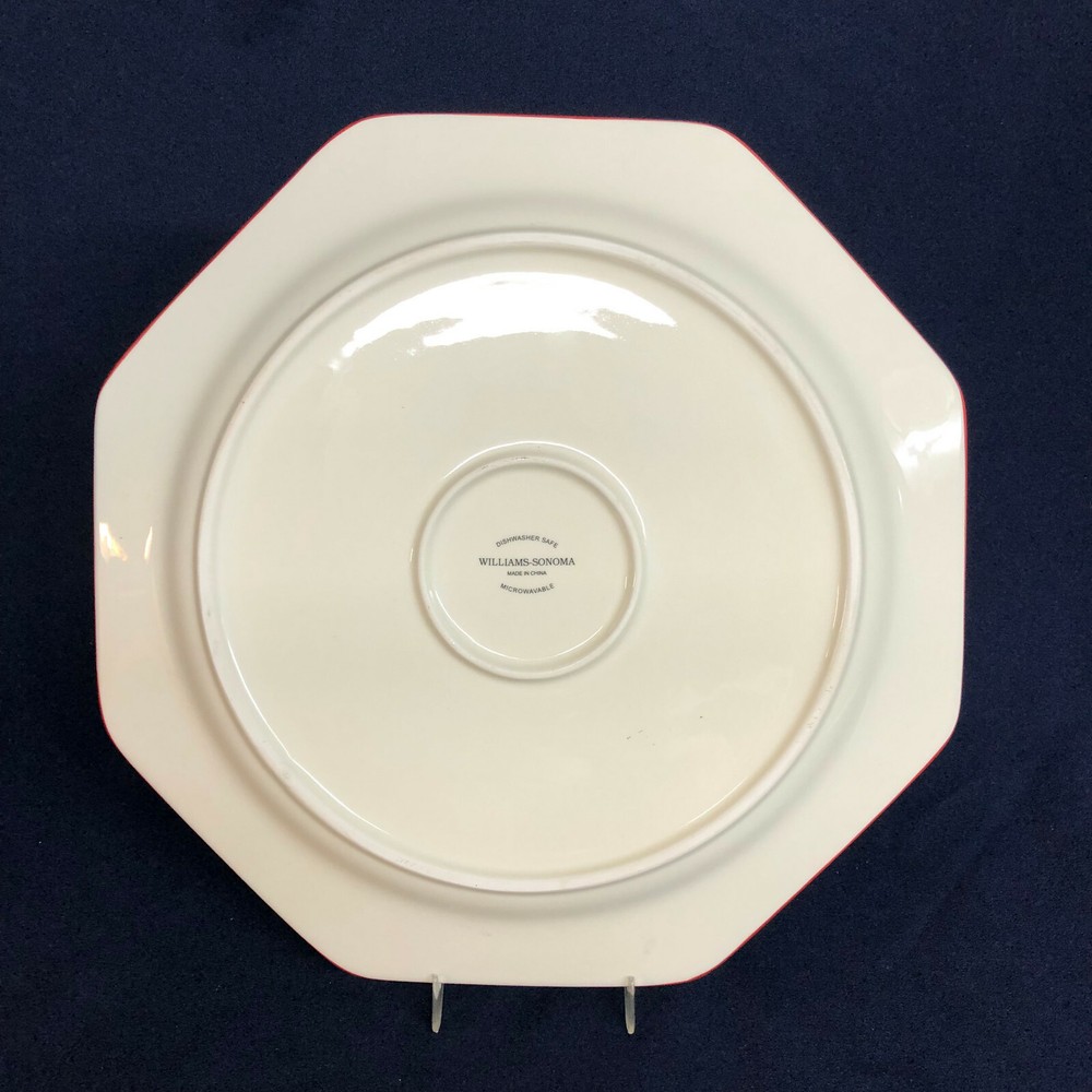 Williams Sonoma "Gingerbread House" Serving Plate Platter Octagonal 14"