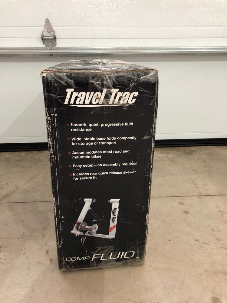 NEW Travel Trac Comp Fluid Trainer - includes front wheel block