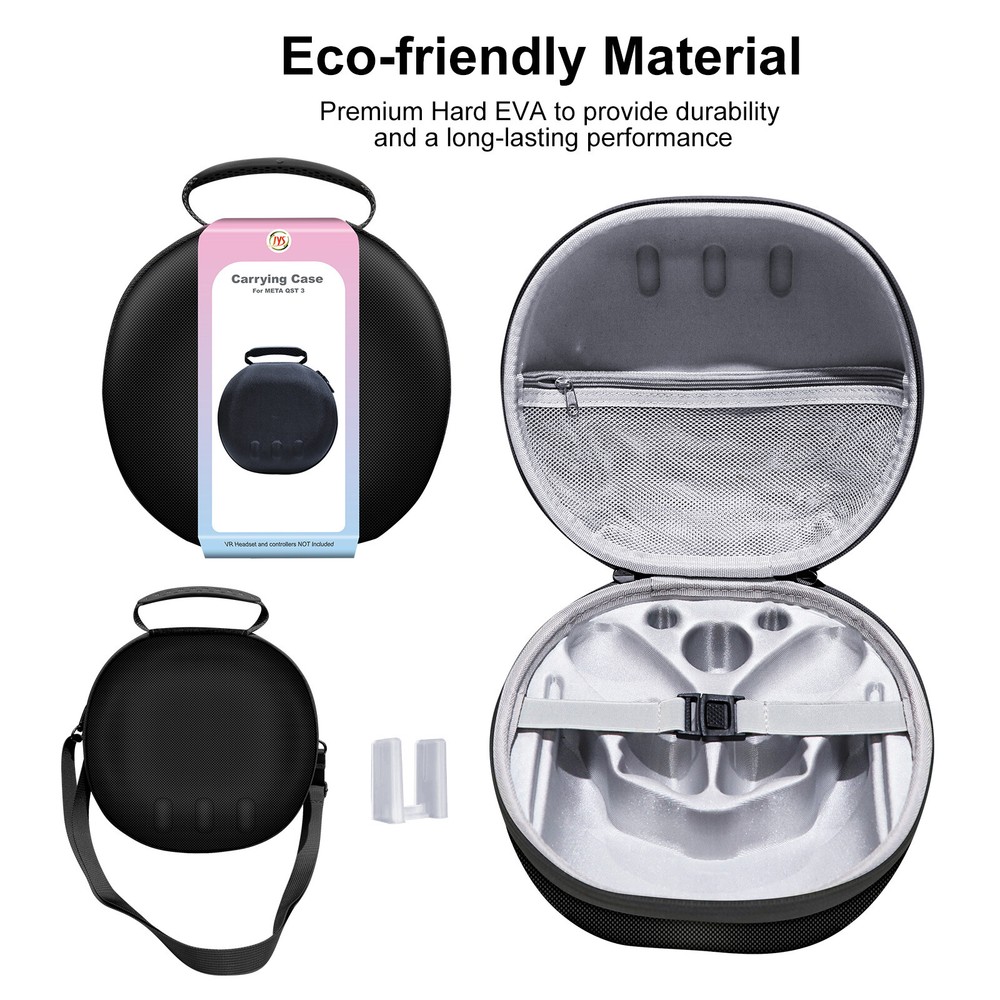 VR Glasses Storage Bag Headset Handle Portable Case Accessories for Meta Quest3