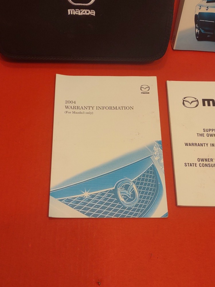 04 2004 Mazda3 Owners Manual