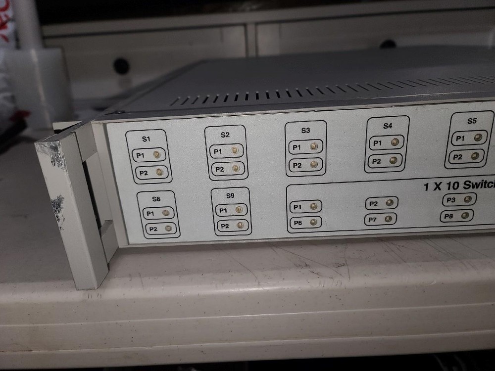 ASI (1 X 10 Switch) Switch Interface Panel P/N: 02-08-9001