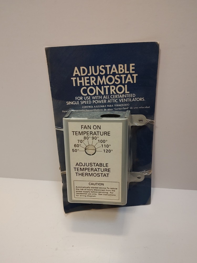 Certainteed Ventilation Adjustable Thermostat Control 12187