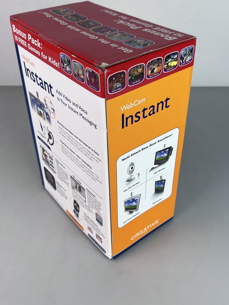 NEW Creative labs Webcam instant w/headset