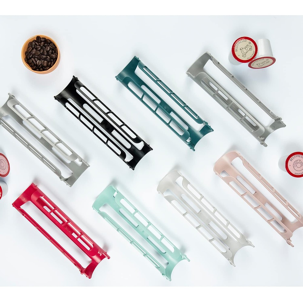 Oasis Blue K Cup Holder 3 Rows/15 K Cups Side Mount Wall Mount Storage