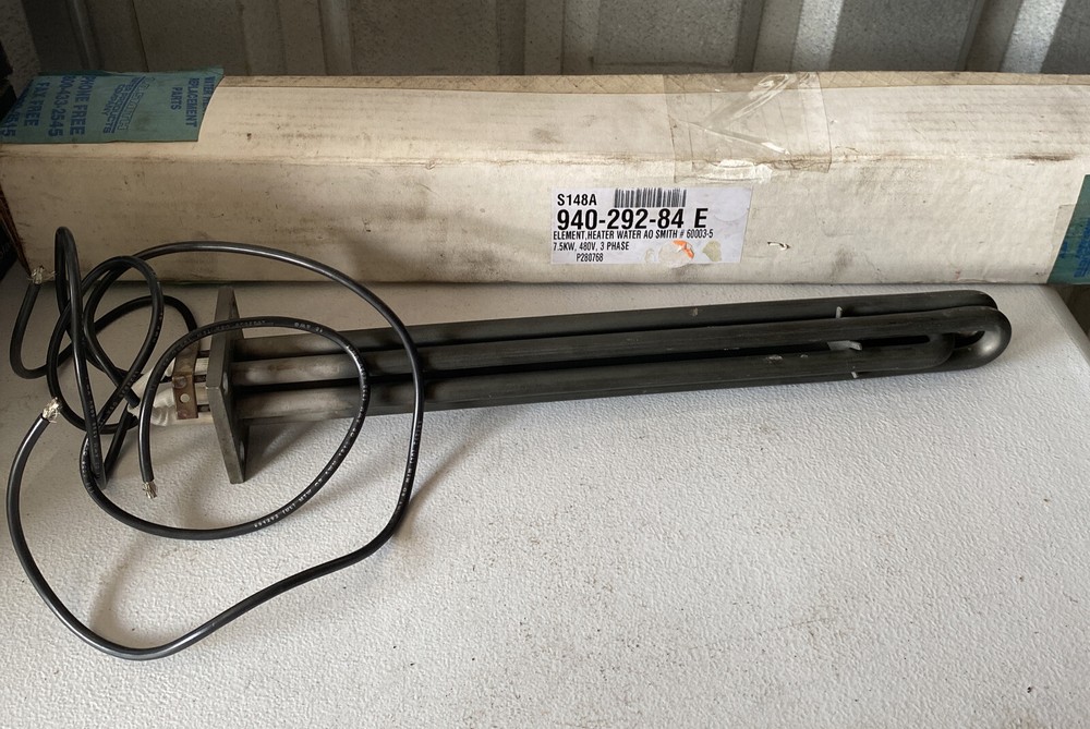 A. O. Smith Water Heater Element 7.5KW 480V 3 Phase 60003-5 14.5” Replacement