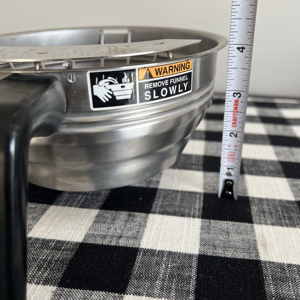 *Bunn Coffee *Replacement SPLASHGUARD Brewer Funnel Filter Basket *Stainless