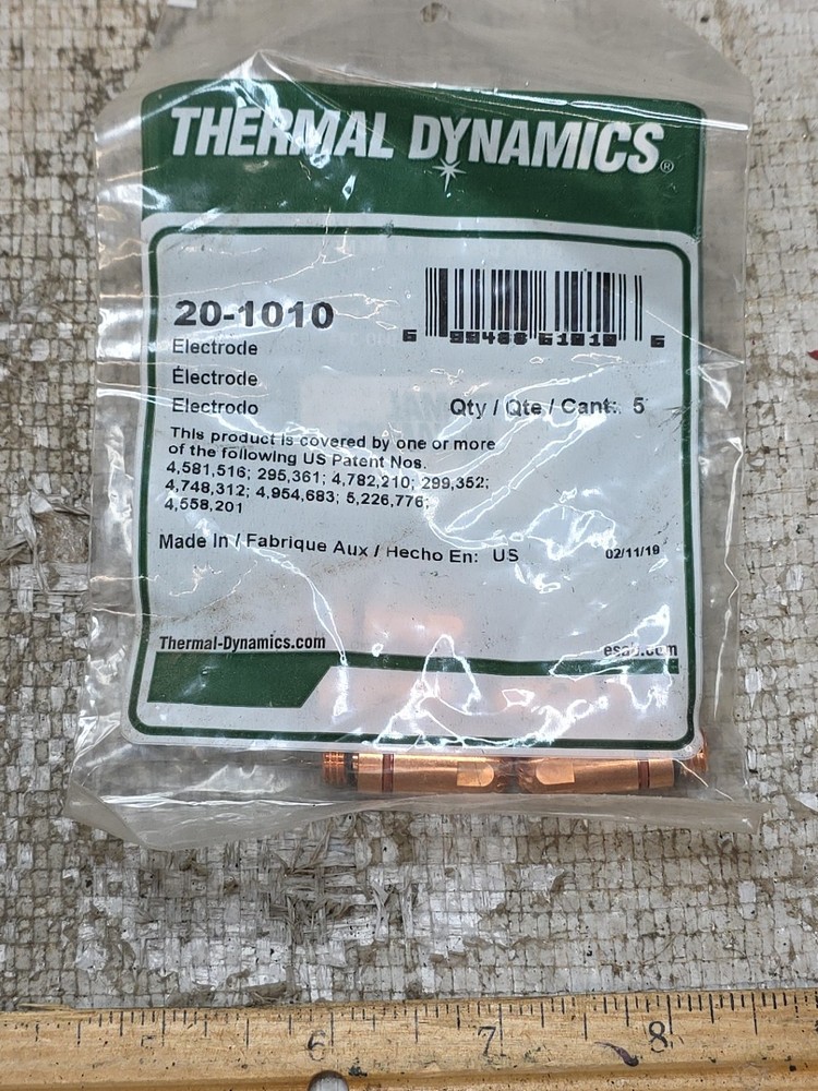 Thermal Dynamics 20-1010 Electrode 5 pack NEW IN PACKAGE