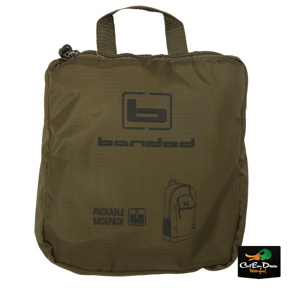 NEW BANDED GEAR PACKABLE BACK PACK - CAMO HUNTING BLIND BAG - BACKPACK