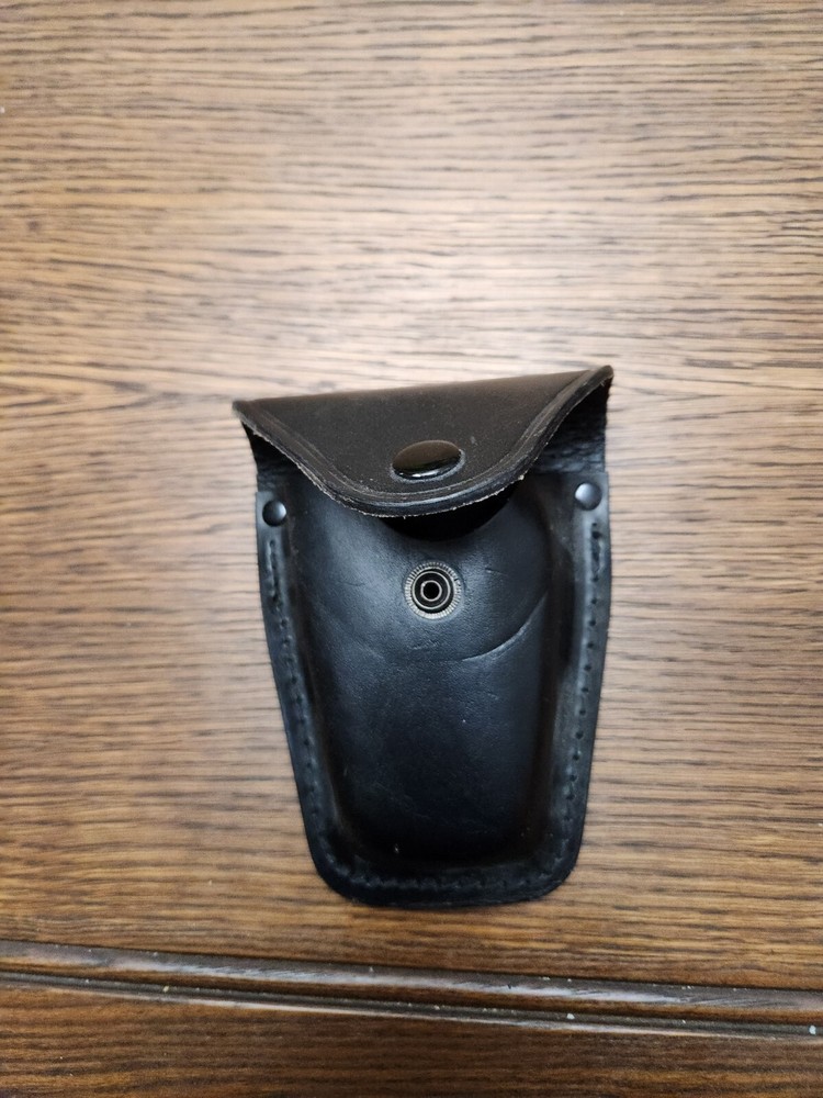 Vintage Jay-Pee Black Leather Handcuff Case