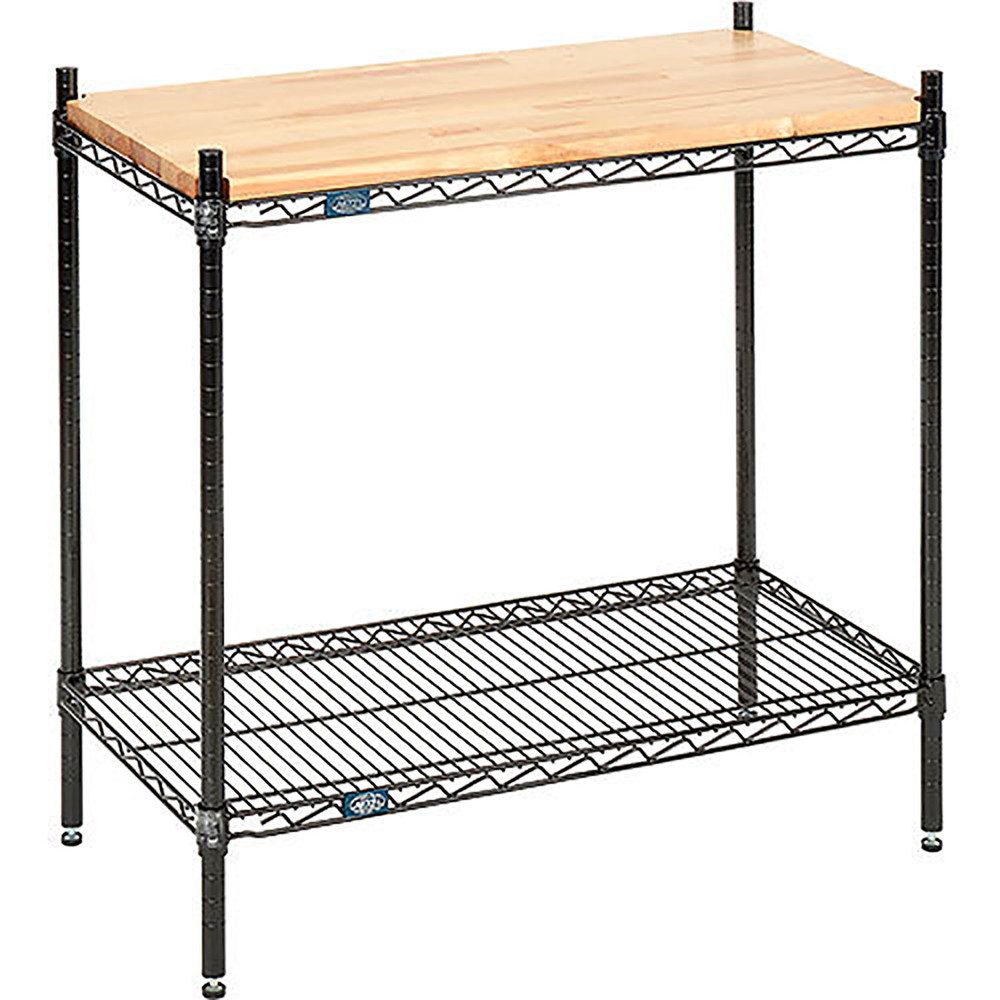Nexel Chrome 2 Tier Display Unit 24"W x 14"D x 34"H