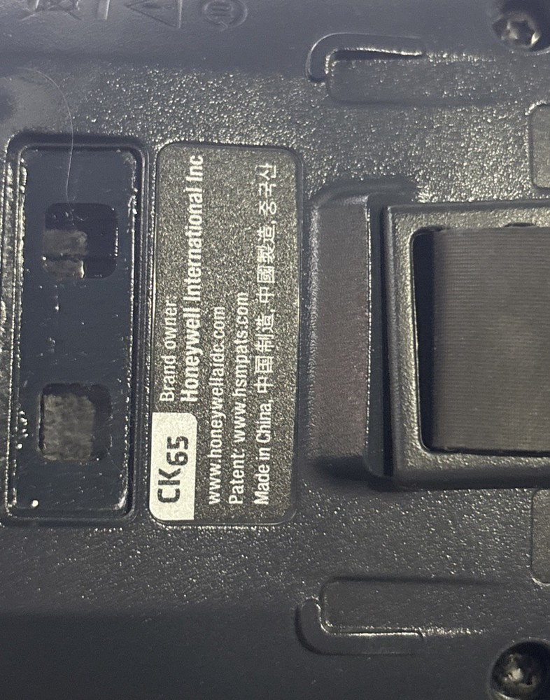 Honeywell CK65-L0N-CSN210F Android Barcode Computer - Black