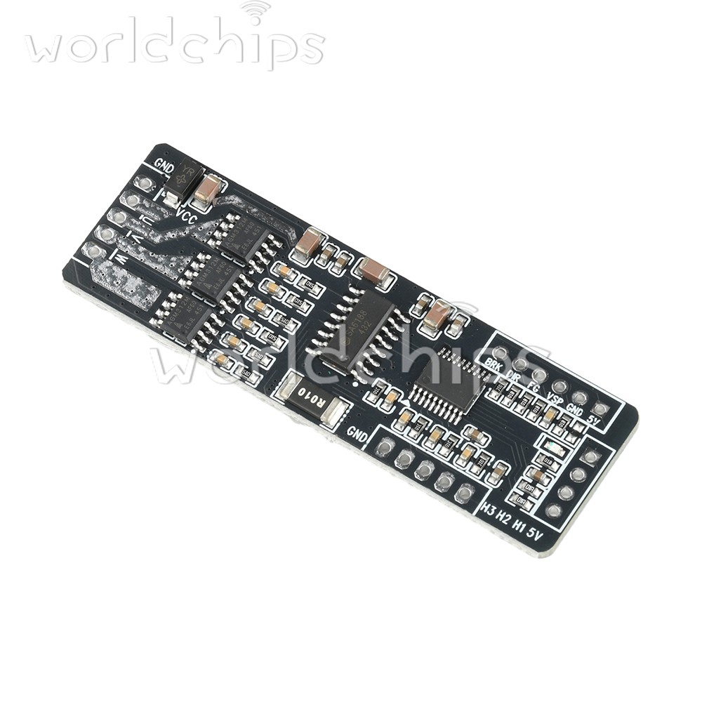 BLDC Hall Sensor 3Phase Brushless DC Motor Driver Board Speed Controller DC7-40V
