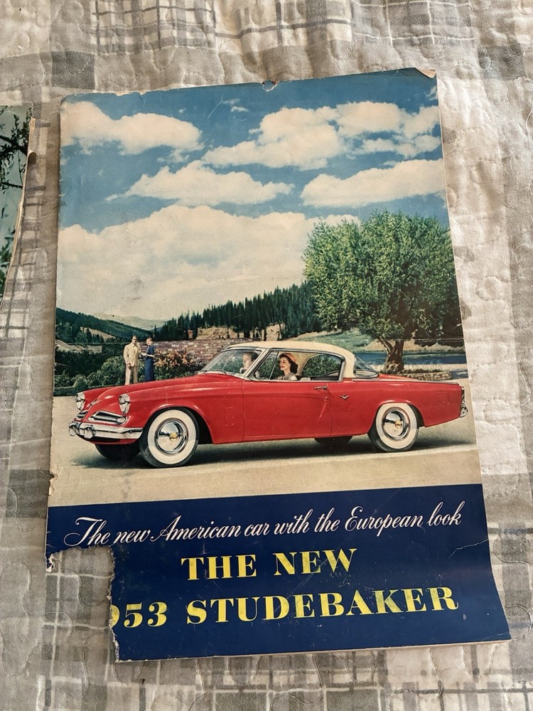 1953,55 Studebaker Magazines Sales Brochures