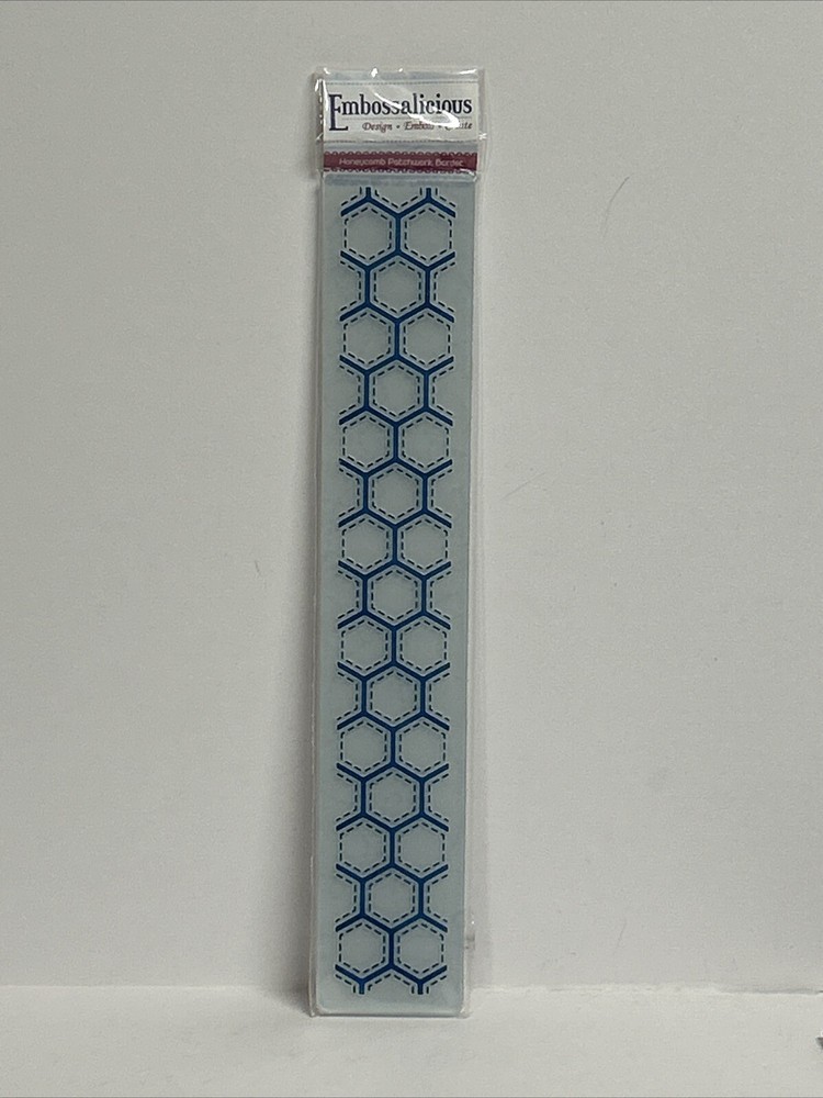 Embossalicious Honeycomb Patchwork Border Folder