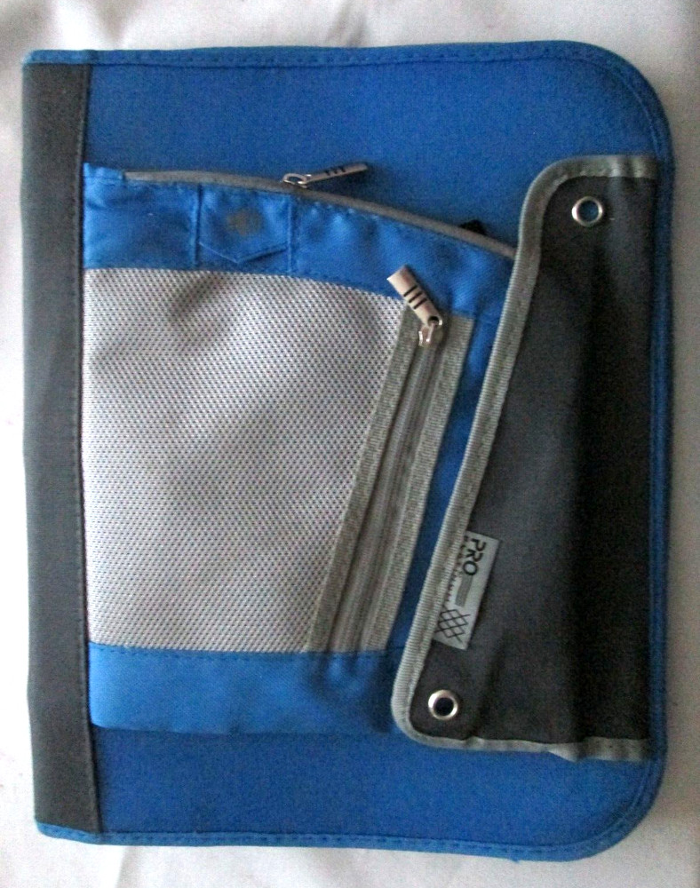 Children’s Unisex Pro Platinum Zip Up Binder/ Storage/Pocket/Folder