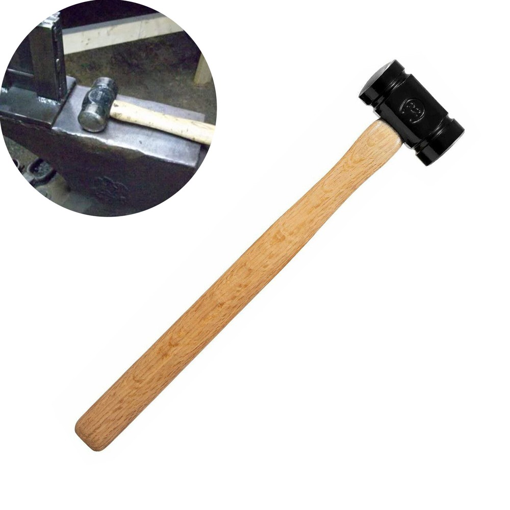 61B 36oz Blacksmith Farrier Rounding Hammer Tools For Blacksmithing Forged Tool
