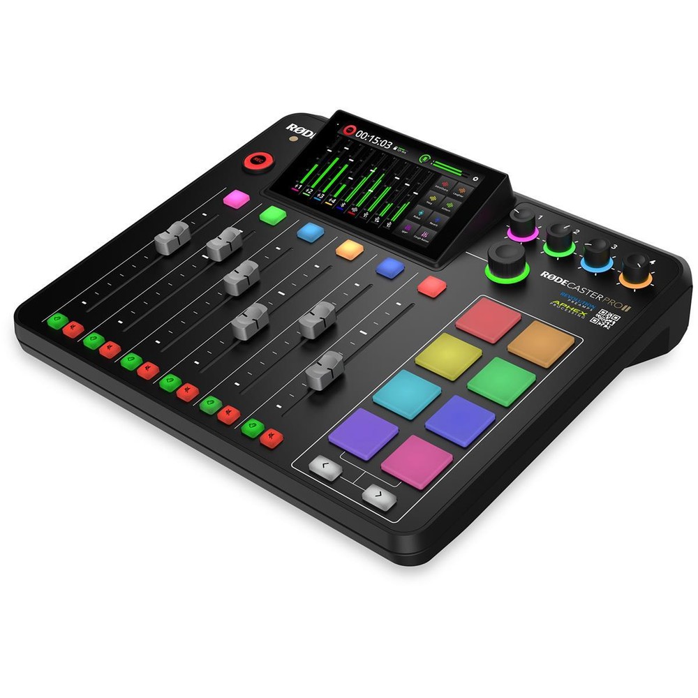 Rode RodeCaster Pro II Production Studio Console w/ Mic, Arm, Headphone