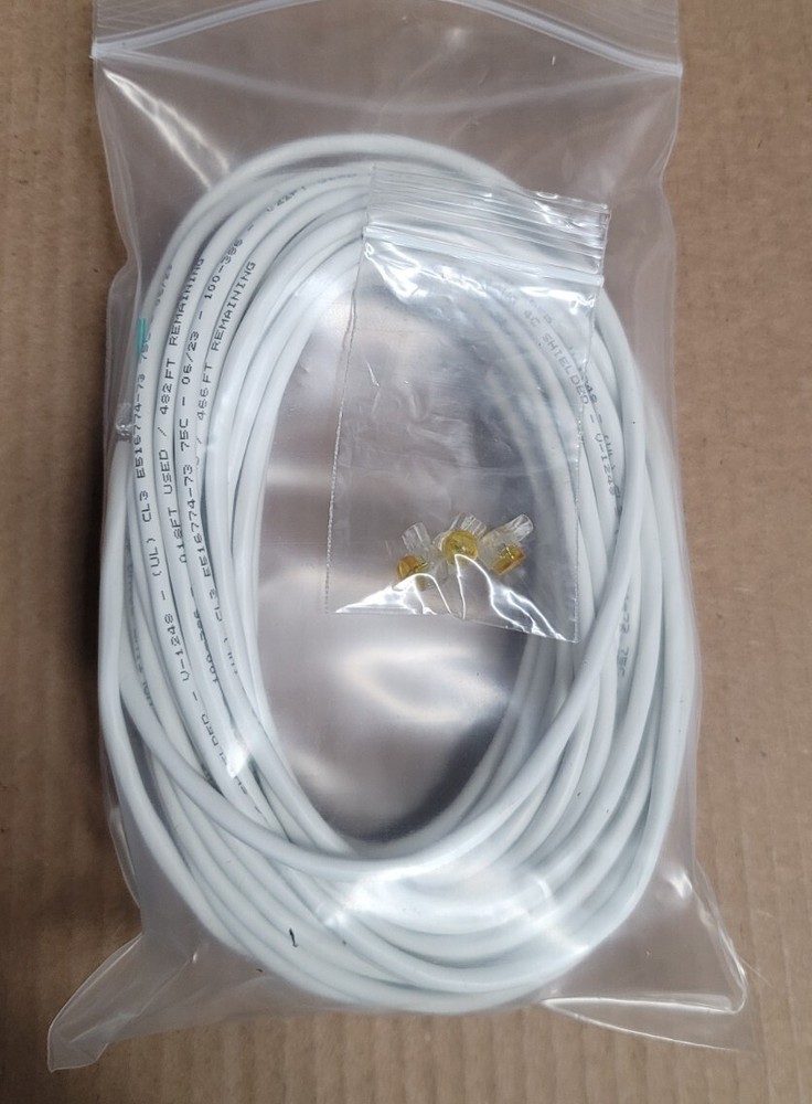 AMR/AMI/Touch Read Meter Reading Cable, Copper 3-Wire 22AWG Shielded, 10' Coil