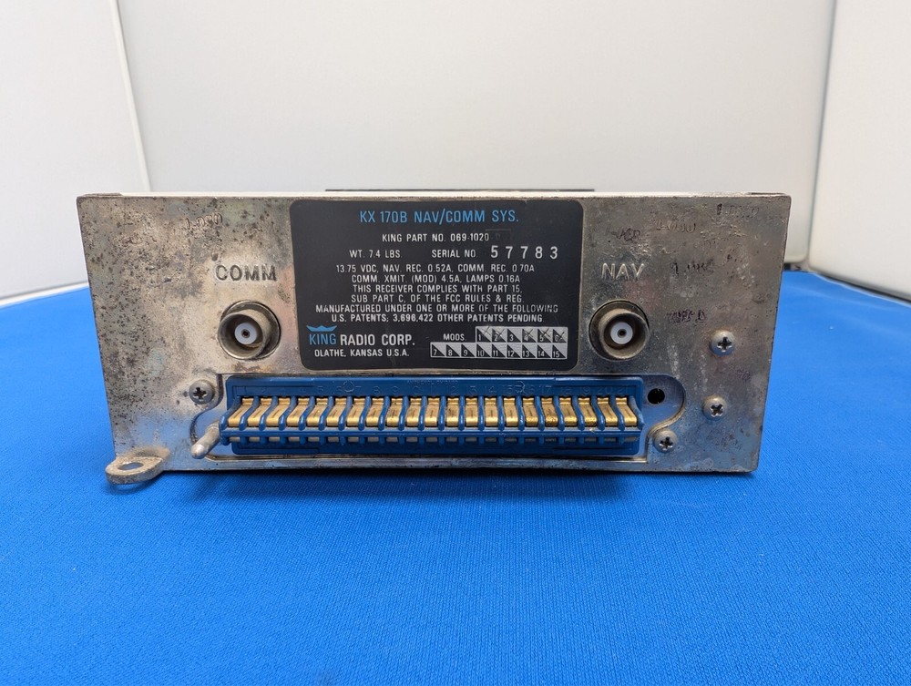 069-1020-00 King KX170B Nav/Comm