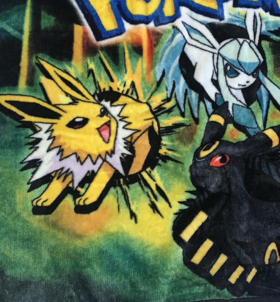 Eevee Eeveelution Blanket Pokemon 43”X 56”