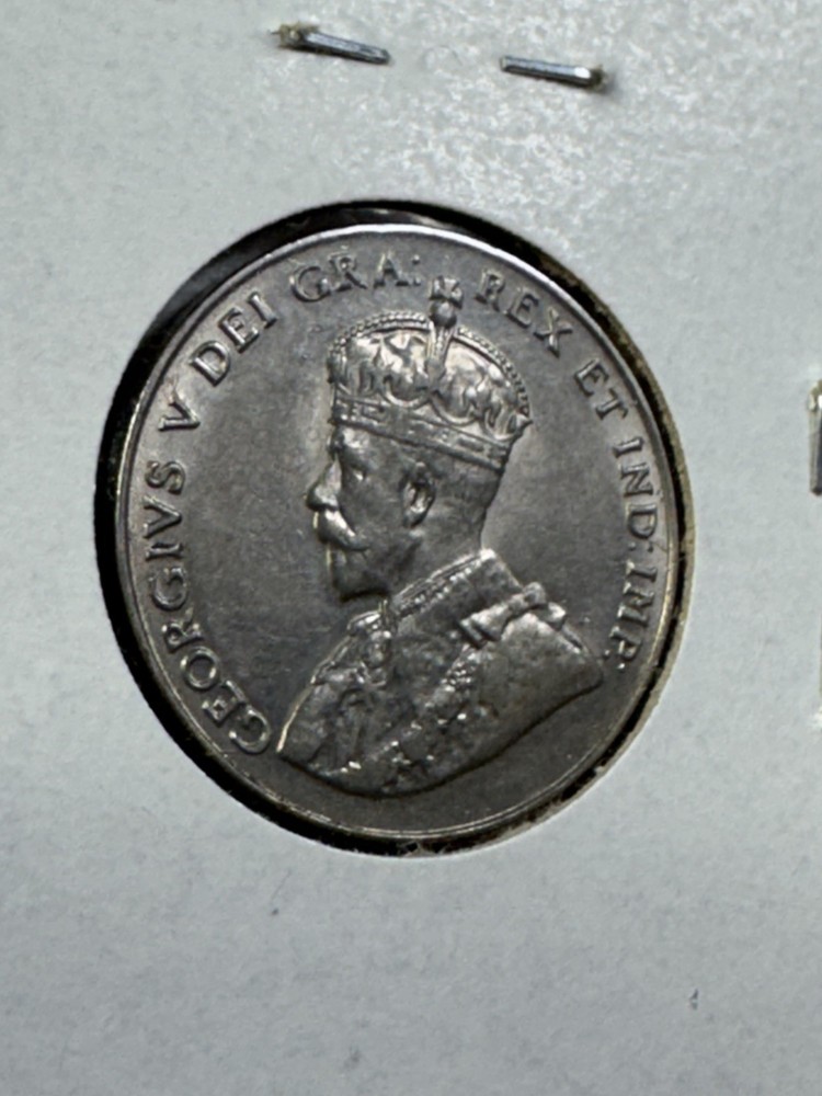 1929 Canada 5 Cents Cleaned