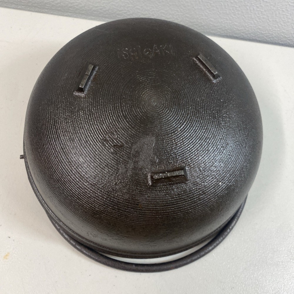 Vintage Ishigaki Couldron Cast Iron Scotch Pot Planter