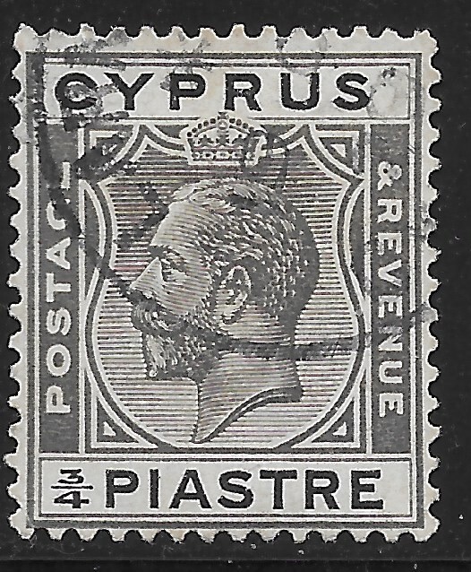 Cyprus SC#93 1924 🔥 USED🔥CD LIMASSOL