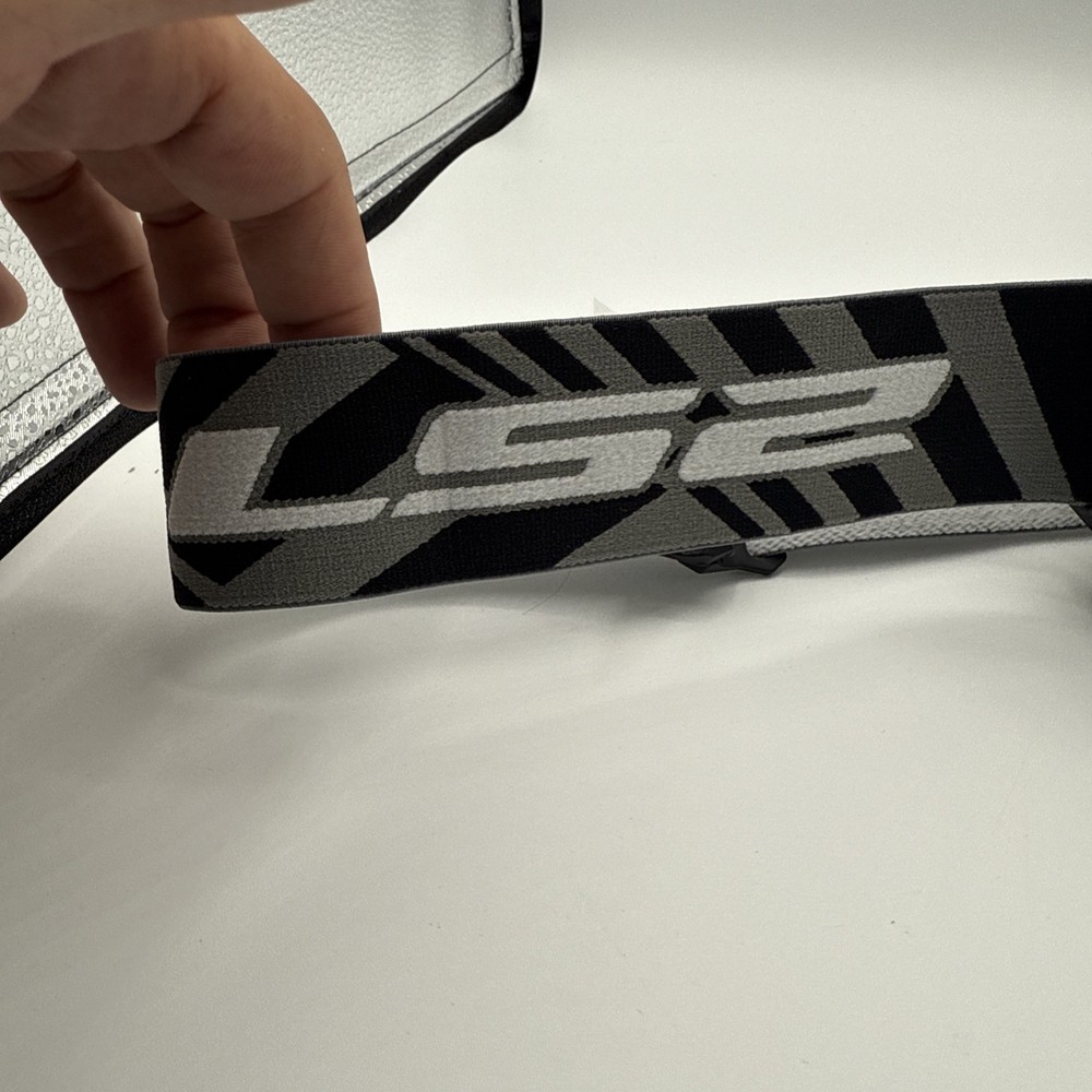 Charger Pro Goggle Black Frame Silver Iridium Lens LS-2