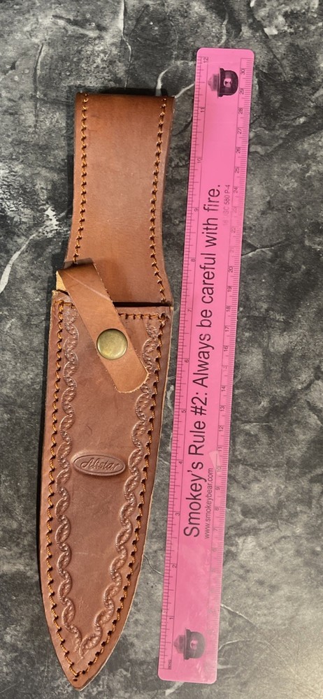 Alistar Leather Knife Sheath Brown