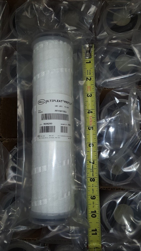 *NEW*  Pall Ultipleat Profile PFY1UY100J Filter Element 10-micron 10" Cartridge