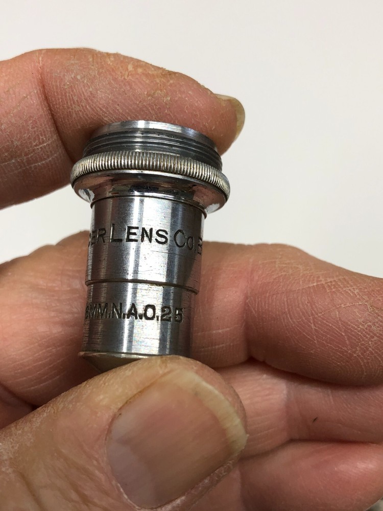Spencer Lens Co. Microscope Lens 16mm With Container