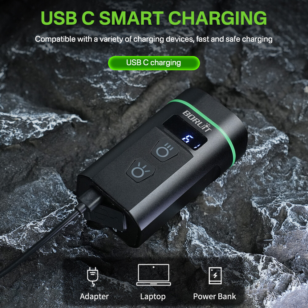 Waterproof LED Bike Light USB Rechargeable Bicycle Front Headlight Super Bright