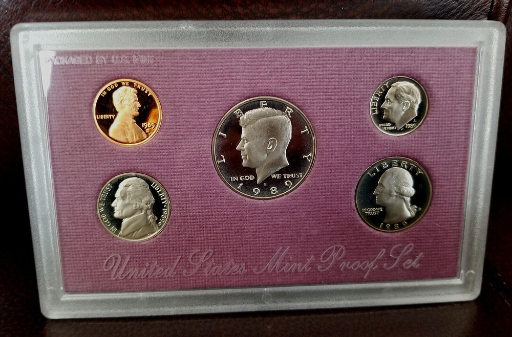 1989 Clad Proof Set U.S. Mint Original Government Packaging OGP
