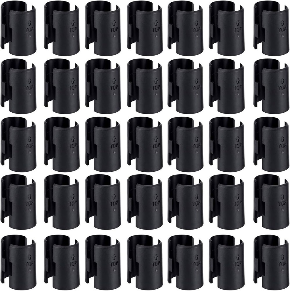 Compact 50 Pack Locking Clips for Wire Shelves – Strong ABS Construction