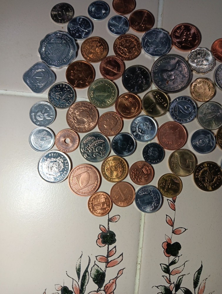 50 Different Coins from 50 Different Countries - Most Uncirculated