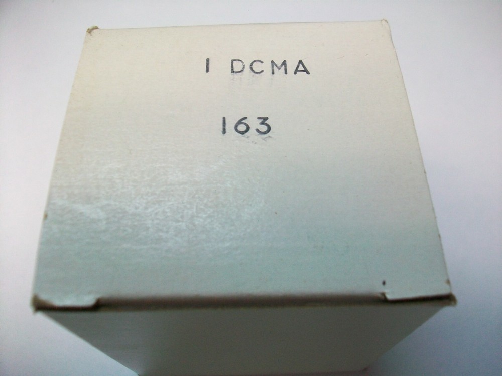 NOS 0-1 Ma. PANEL METER 1 3/4" SQUARE BLACK FACE