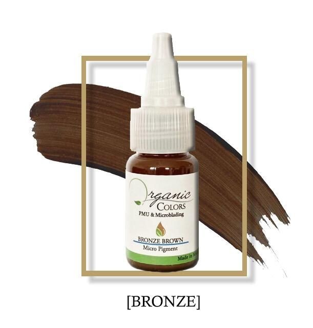 Organic Colors and Microblading Ink  Permanent MakeUp PMU Bronze Brown