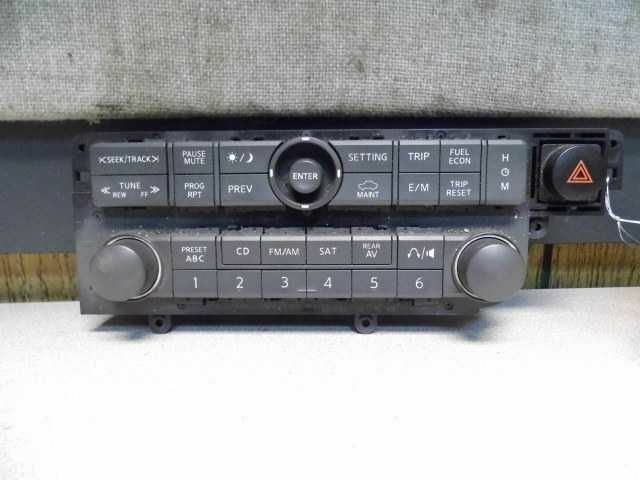 RADIO CONTROL PANEL HEAD W/O NAVIGATION ID 280985Z00C GRAY 05 QUEST