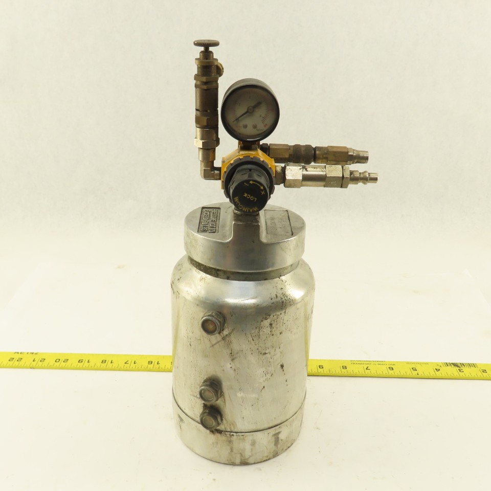 Stainless Steel Pressurized Solution Can Canister 2 Liter 50PSI MAX