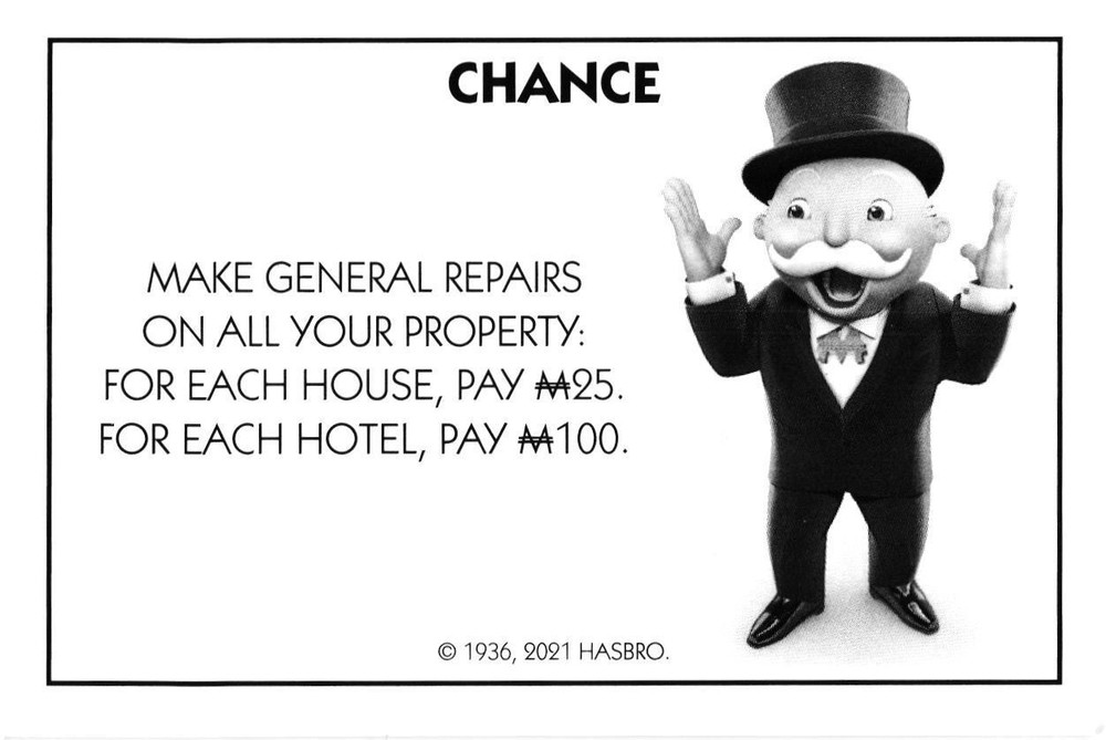 Monopoly Card Chance