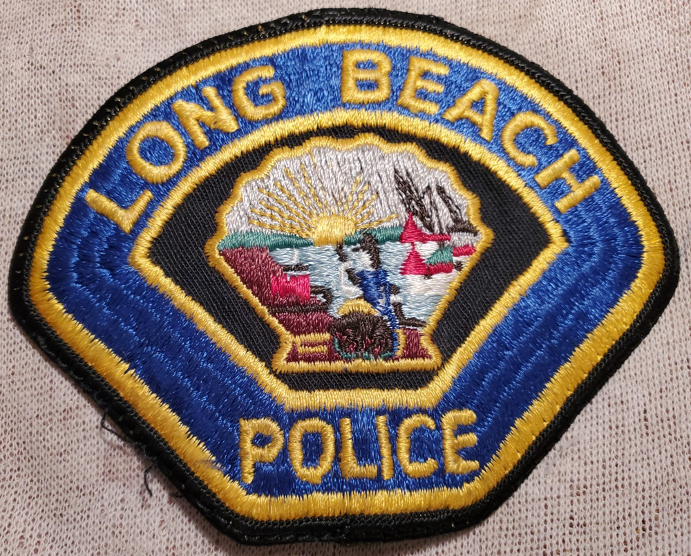 CA Long Beach California Police Shoulder Patch