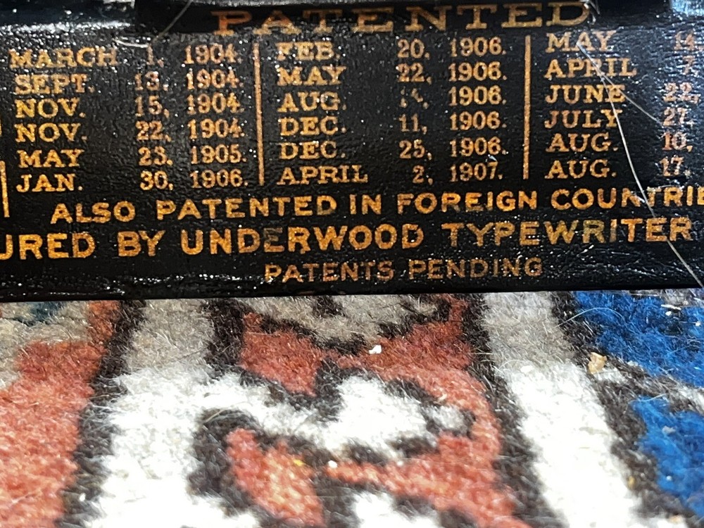 Underwood Typewriter Standard No 5